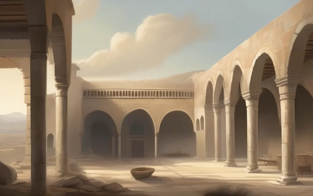 رسم توضيحي لمكان: فتح دمشق (بلا أشخاص)
