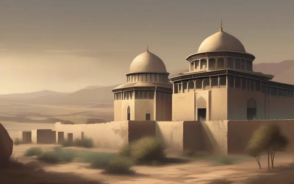 رسم توضيحي لمكان: بيعة هارون الرشيد (بلا أشخاص)