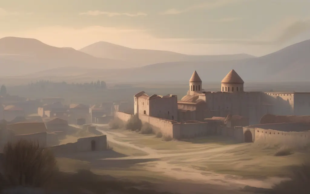 Illustration of the setting of: Al-Biruni, Muhammad ibn Ahmad (no people shown)