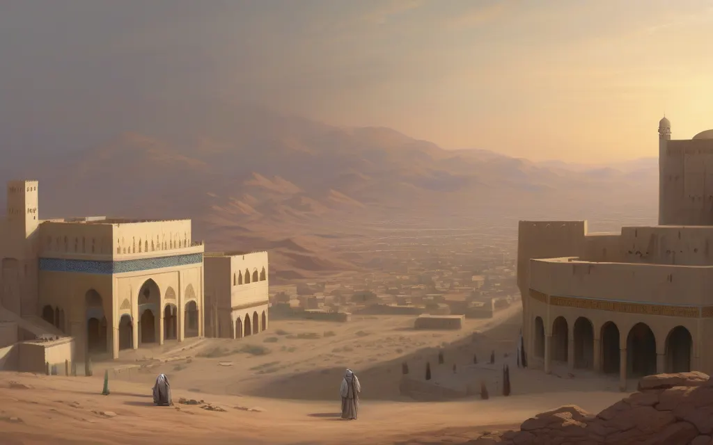 Illustration of the setting of: Umar ibn al-Khattab (no people shown)