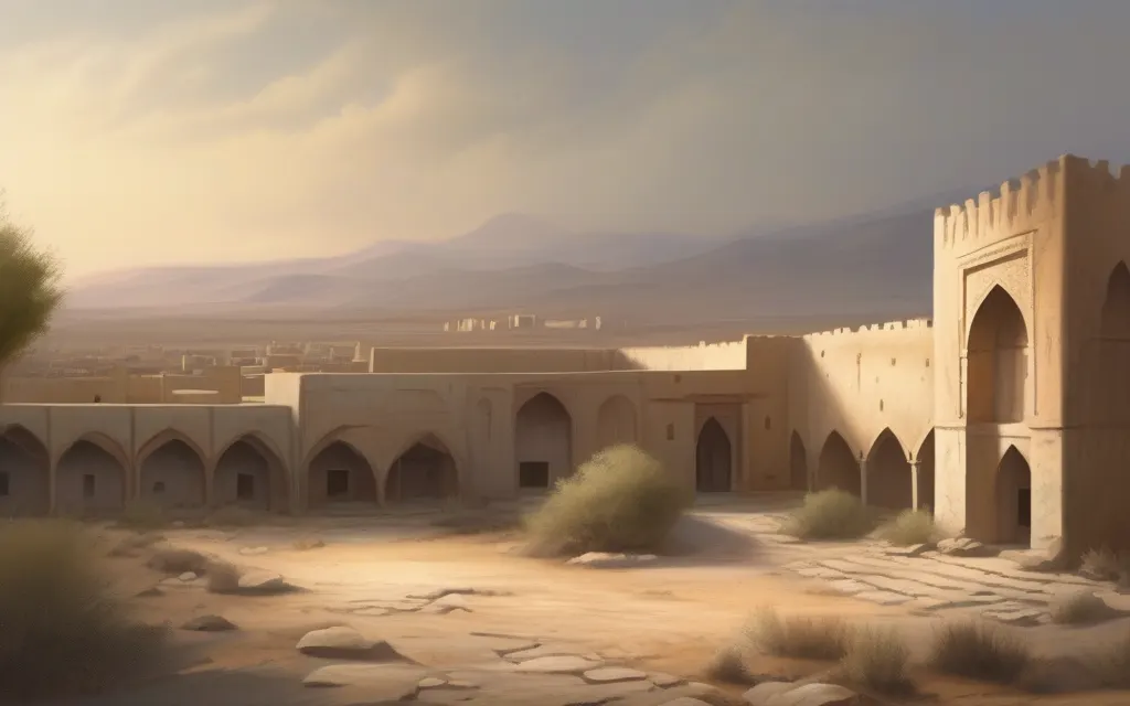 رسم توضيحي لمكان: عمر الخيام (بلا أشخاص)